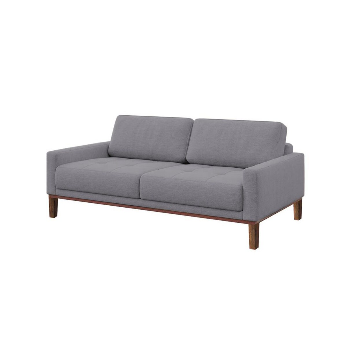 sofa 2-osobowa Musso z pikowanym siedziskiem Szara