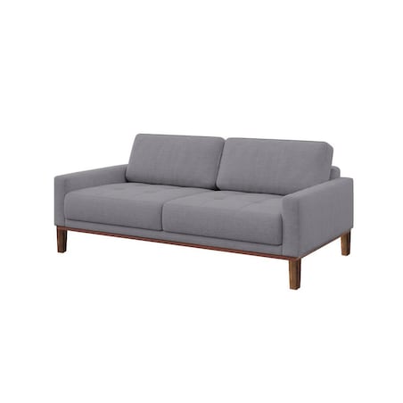 sofa 2-osobowa Musso z pikowanym siedziskiem Szara