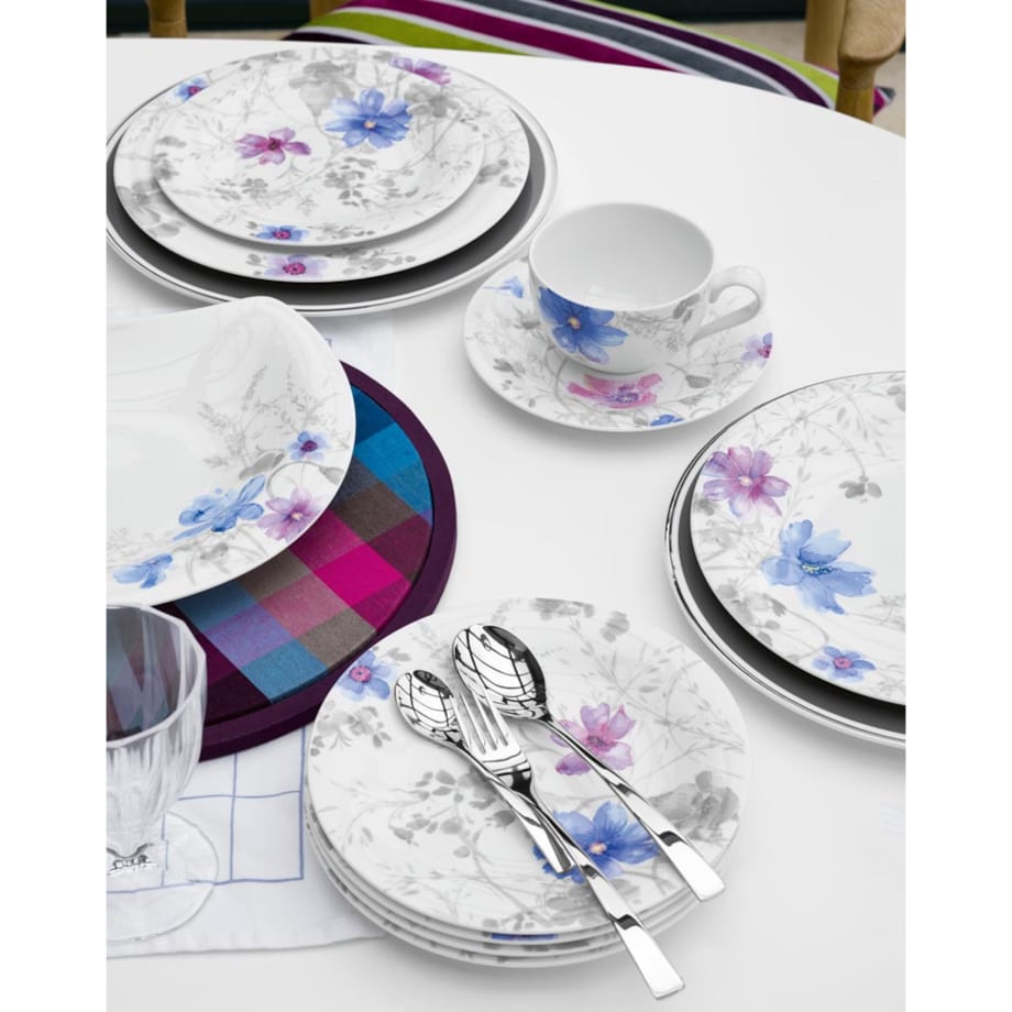 Talerz obiadowy Mariefleur Gris, 27 cm, Villeroy & Boch