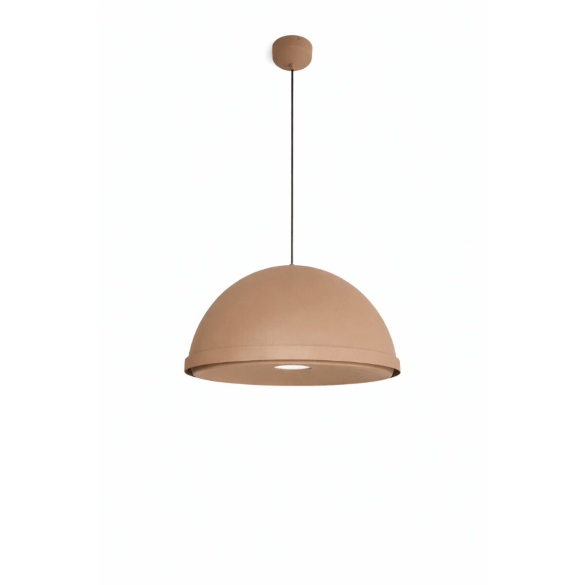 Lampa wisząca aluminiowa Zorania brązowa Monnarita