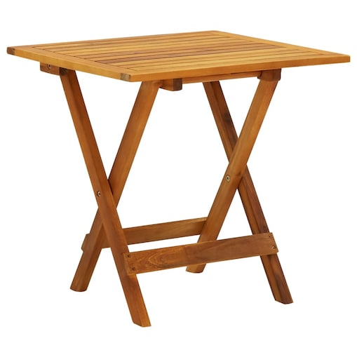 vidaXL Stolik bistro, 46x46x47 cm, lite drewno akacjowe