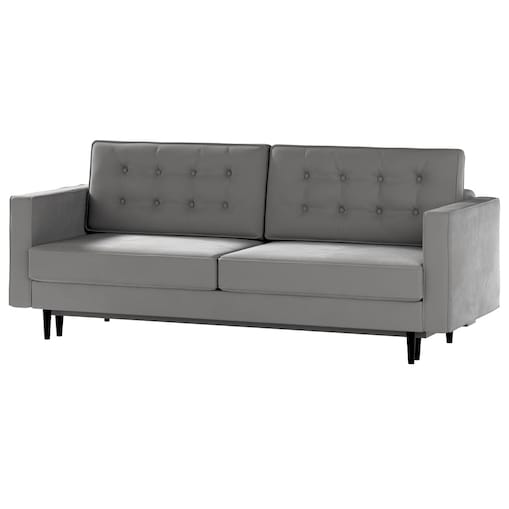 Sofa rozkładana Svein, ciepły szary, 224 x 97 x 91 cm, Tkaniny tapicerskie - sofy
