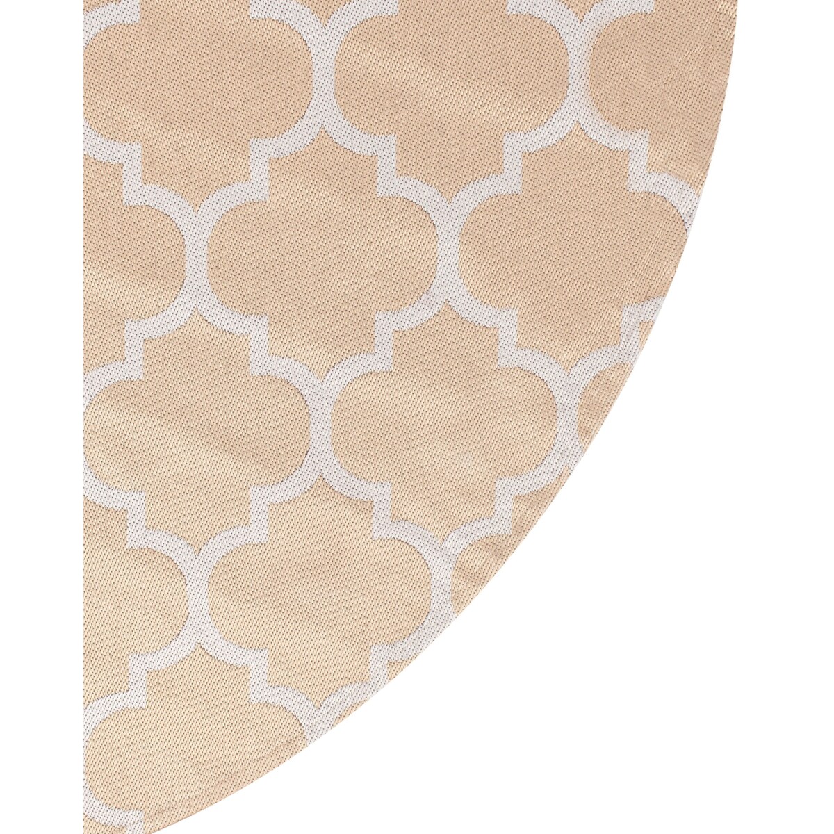 Dywan zewnętrzny MOSORE Beżowy ø 120 cm