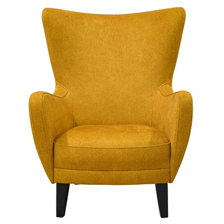 Fotel nowoczesny Tristan - żółty - 77cm x 103cm x 85cm