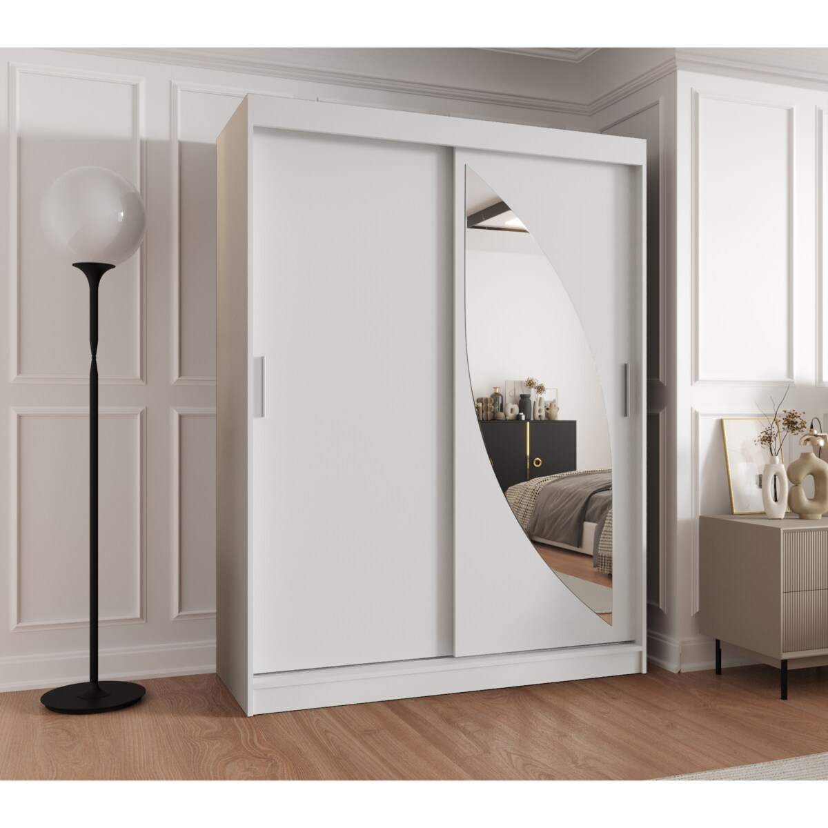 Szafa przesuwna MILO 150 biały