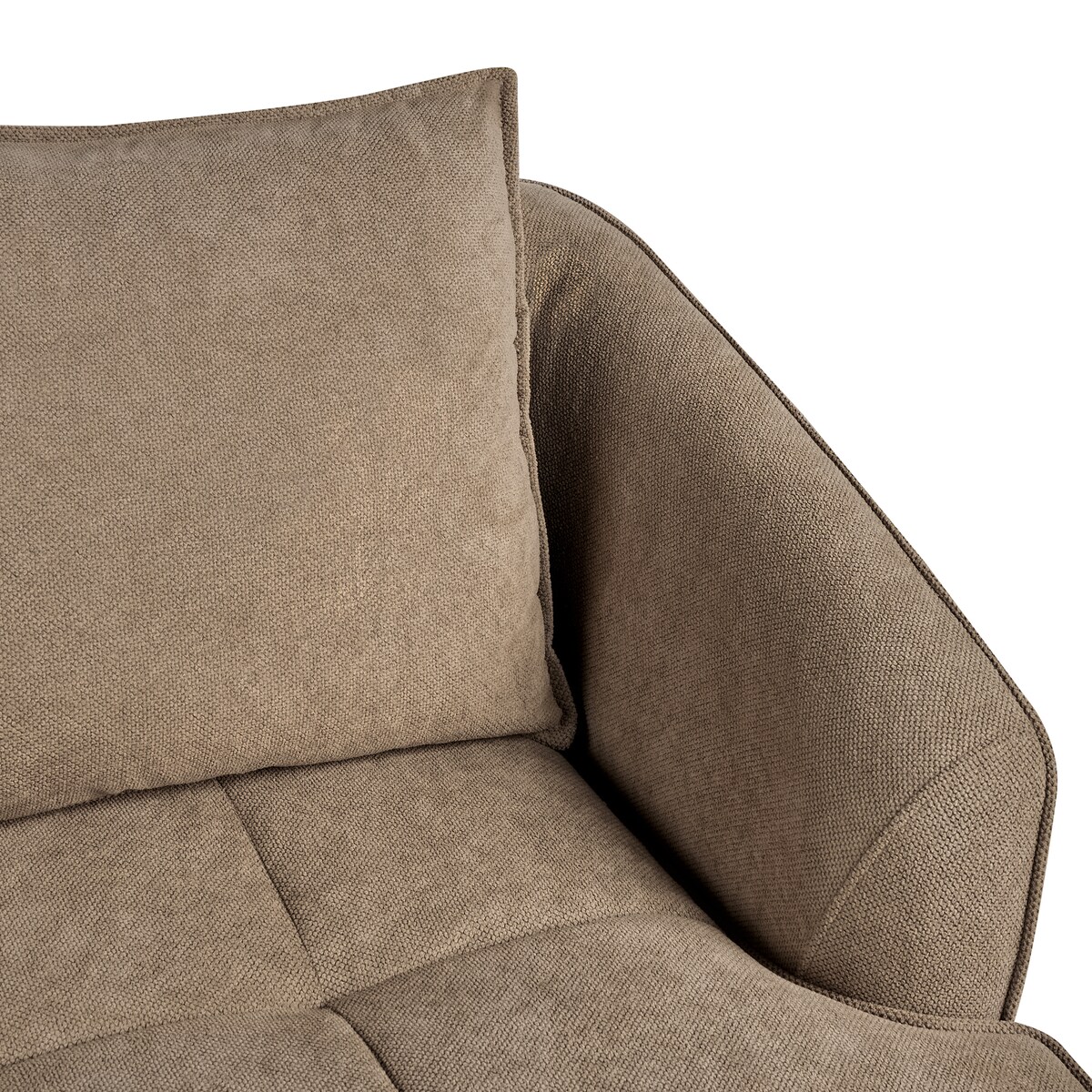 Sofa dla 2 osób HOBRO Jasnobrązowy