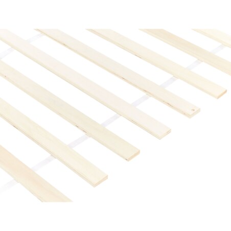 Łóżko drewniane 160 x 200 cm ciemne TANNAY