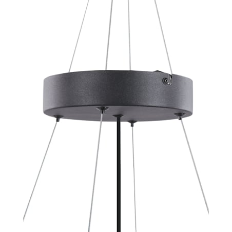 Lampa wisząca LED metalowa czarna BALILI