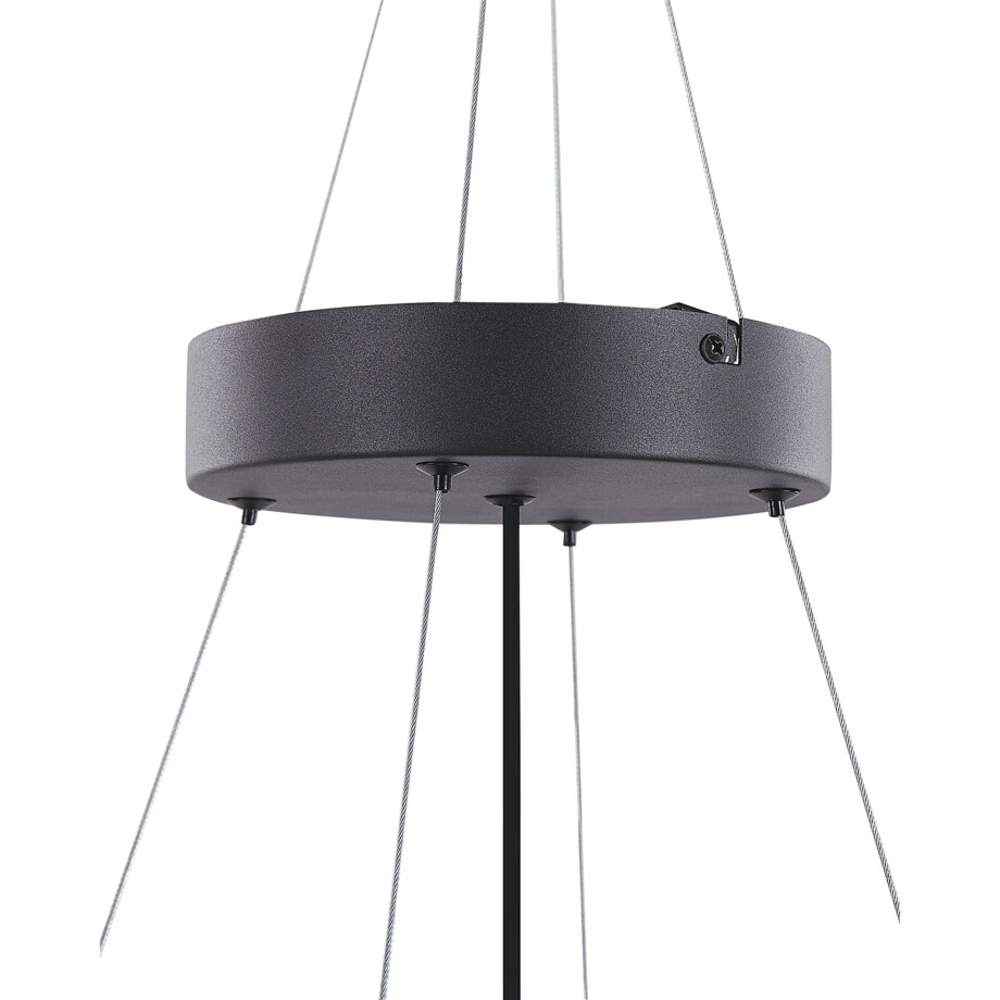 Lampa wisząca LED metalowa czarna BALILI