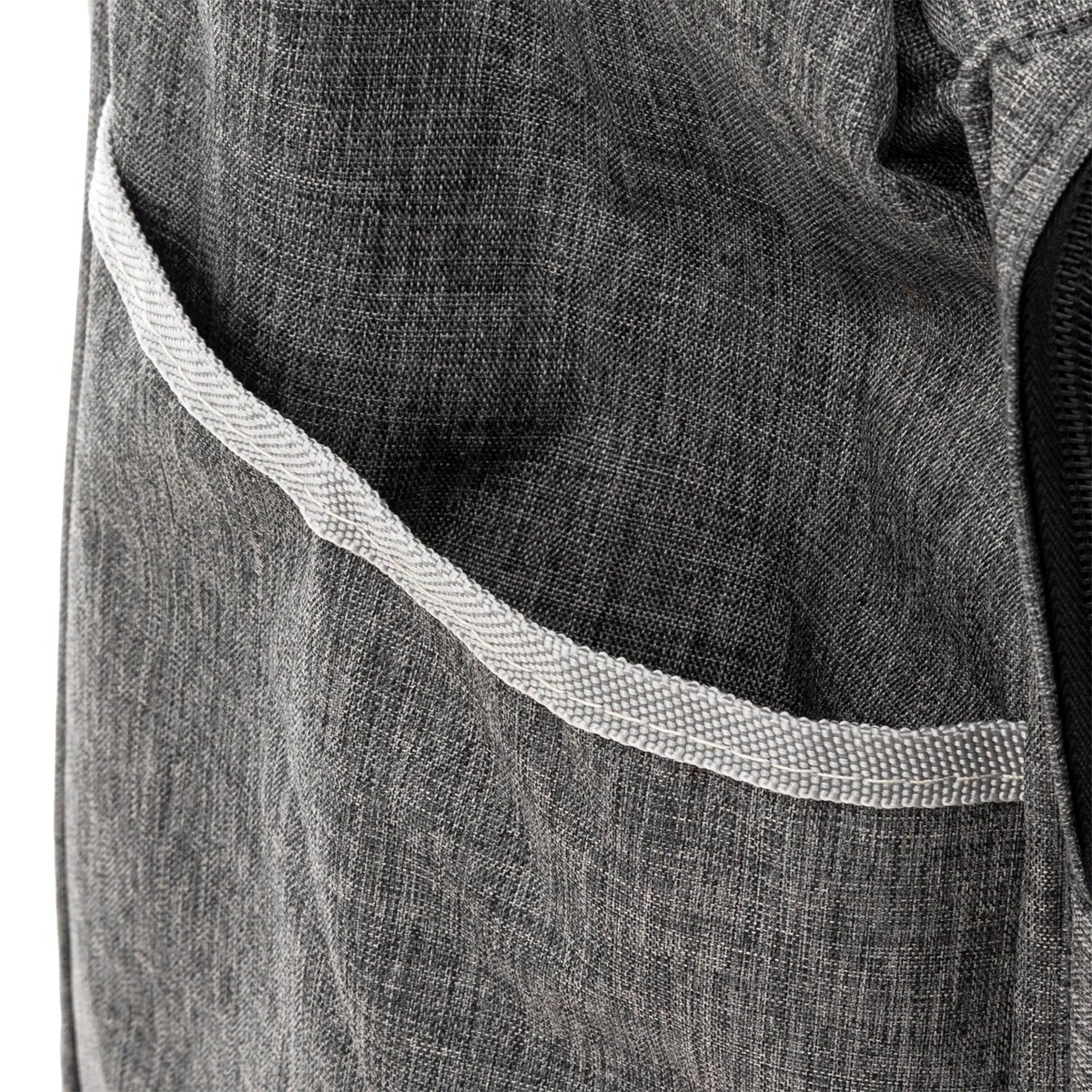 Wózek zakupowy na kółkach, szary