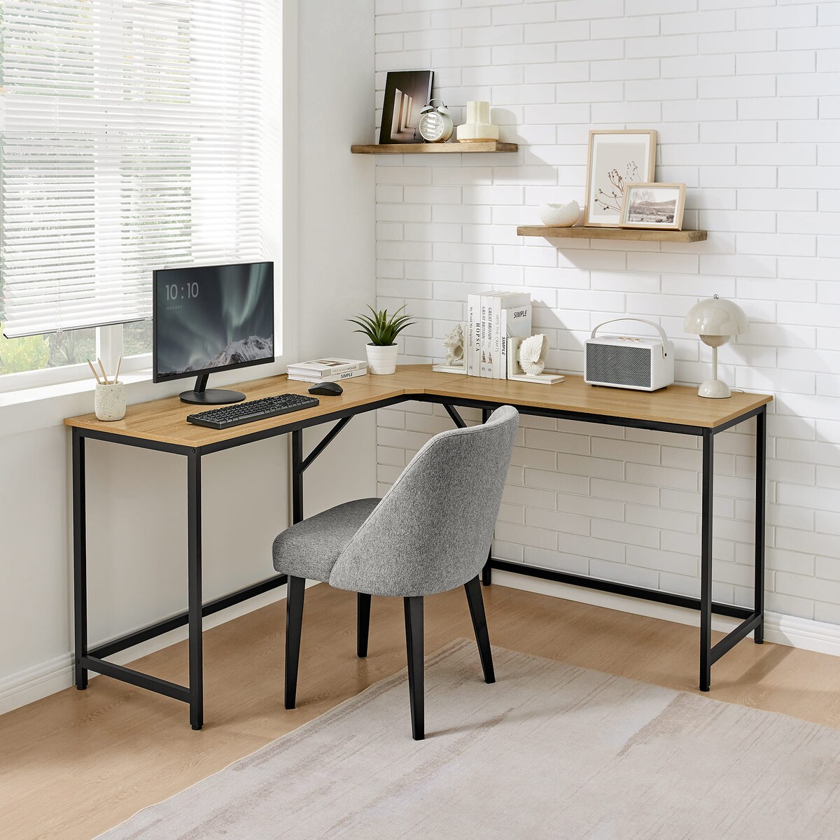 Biurko Komputerowe 149X149X76 Cm Sonoma