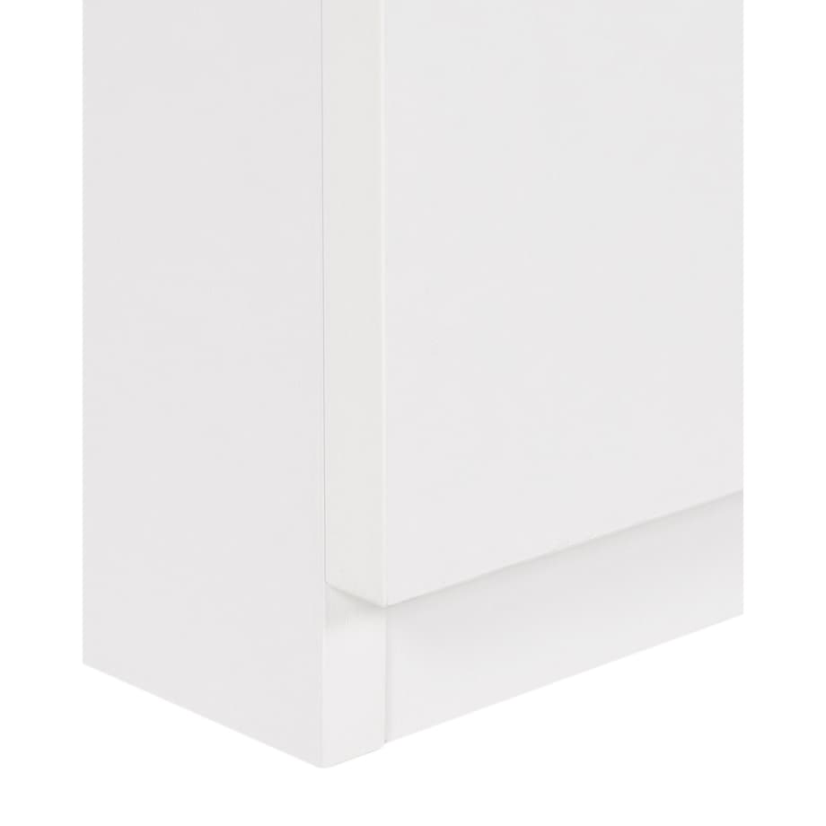 Szafka nocna 2 szuflady Biały EDISON