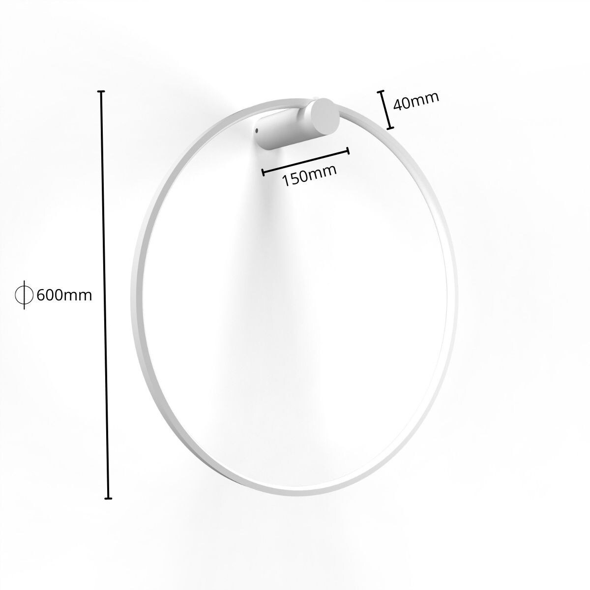 Kinkiet Light Prestige Mirror biały LED CCT 3000K/4000K/6000K (regulowana) 1 szt.