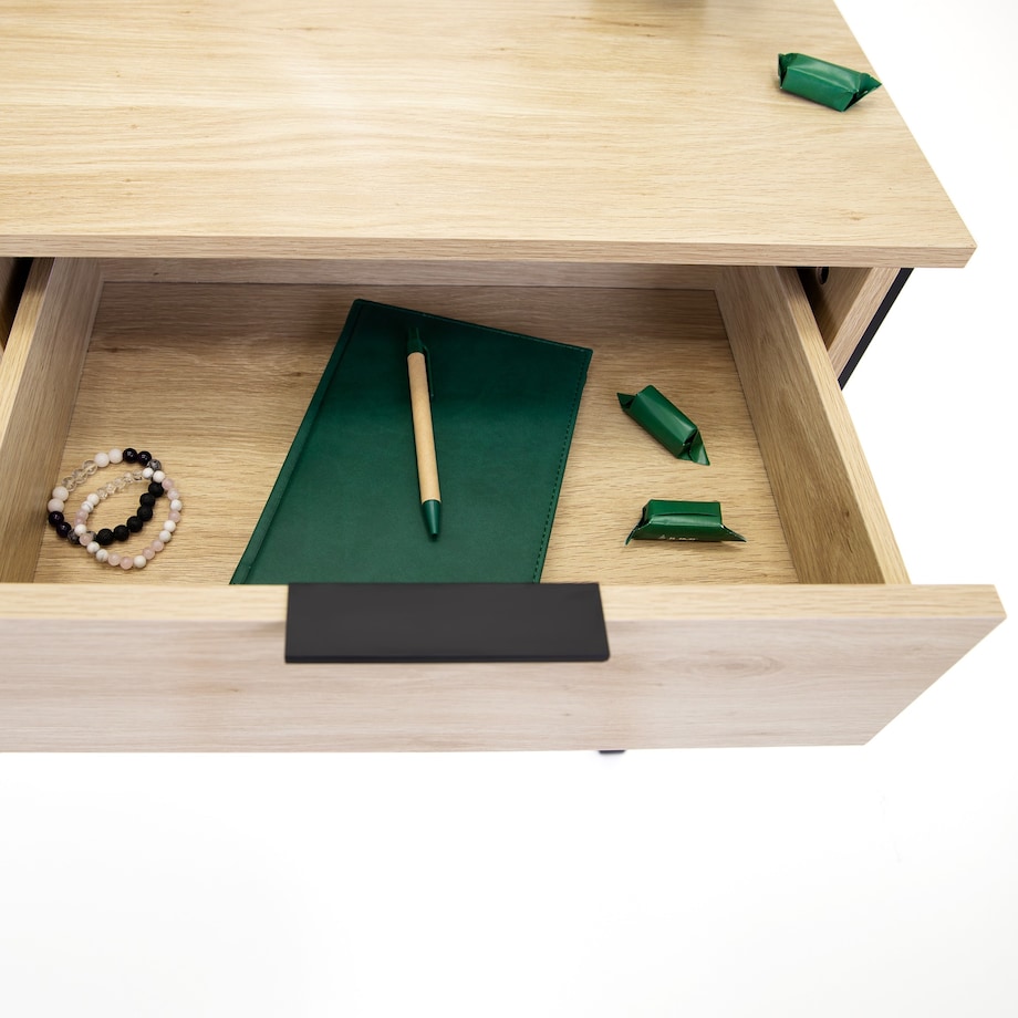 Toaletka kosmetyczna LOFT z lustrem LED do makijażu z oświetleniem MAKIJAŻ