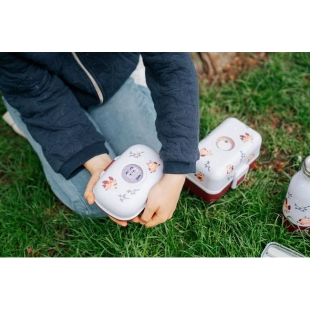 Lunchbox dziecięcy Owl Tresor, 800 ml, Monbento