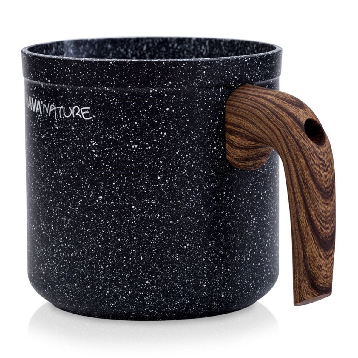 Garnek do mleka Rondel Granitowy na mleko 1 l Nature Garnuszek na Budyń Krem