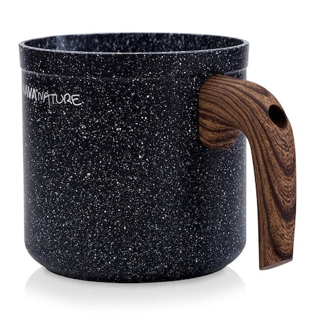 Garnek do mleka Rondel Granitowy na mleko 1 l Nature Garnuszek na Budyń Krem