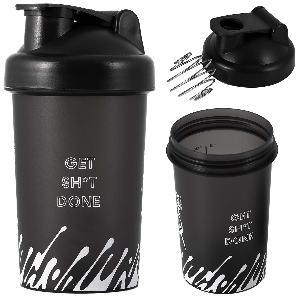 Butelka Na Wodę Shaker 500 Ml Szejker Do Białka Z Trzepaczką Na Siłownię