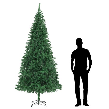 vidaXL Sztuczna choinka, 300 cm, zielona
