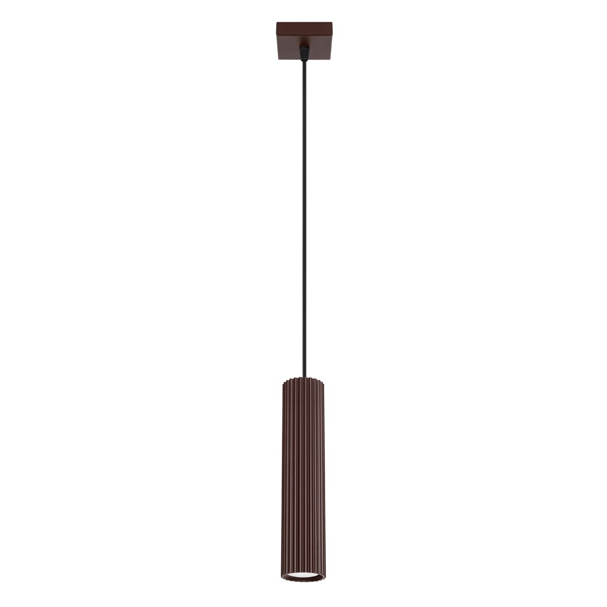 Lampa wisząca KARBON 1 brązowa