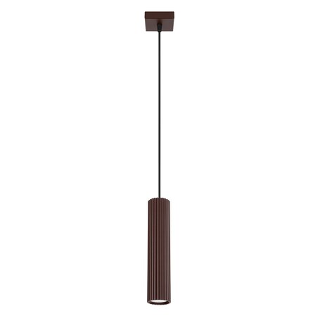 Lampa wisząca KARBON 1 brązowa
