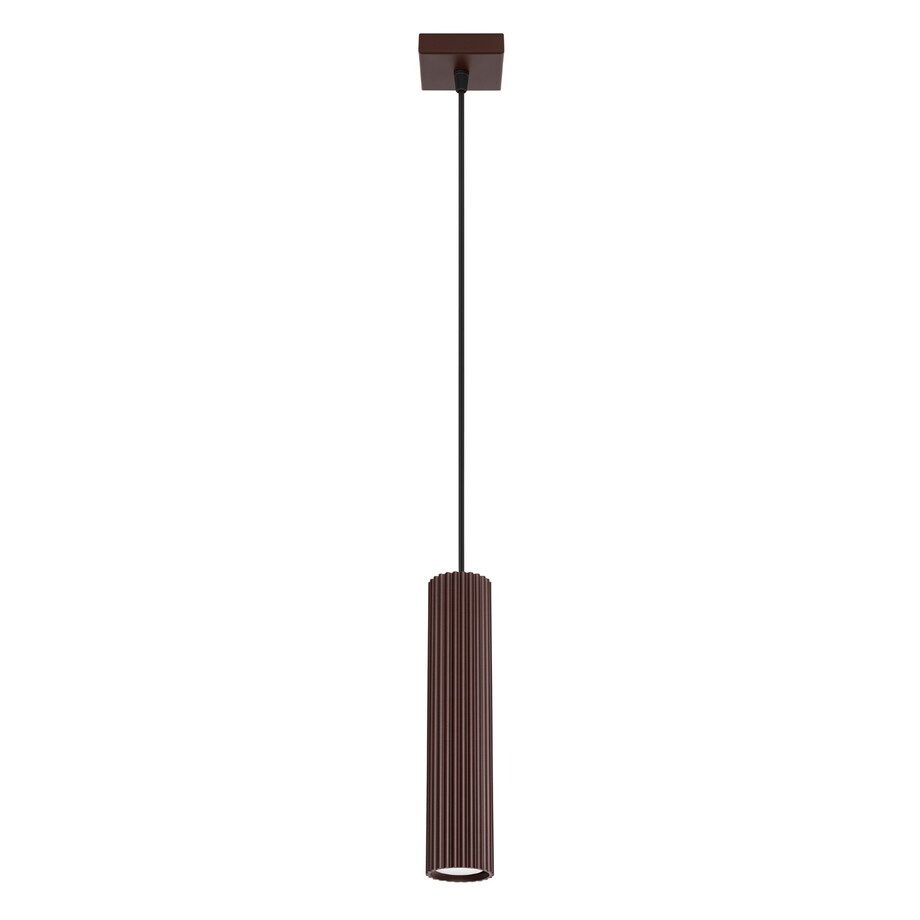 Lampa wisząca KARBON 1 brązowa