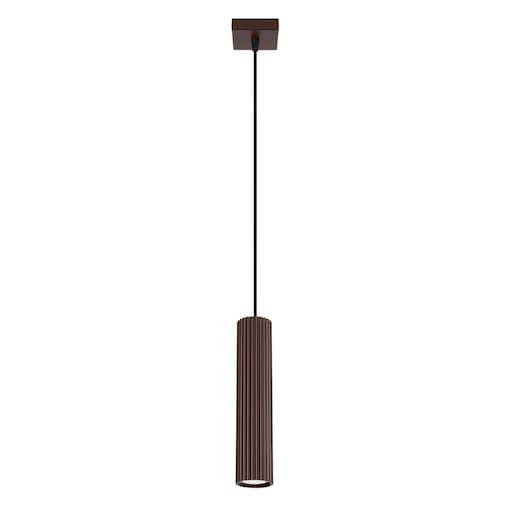 Lampa wisząca KARBON 1 brązowa