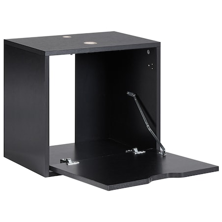 Szafka łazienkowa wisząca pod umywalkę SUZANO 45 cm Czarny