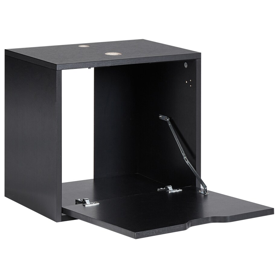 Szafka łazienkowa wisząca pod umywalkę SUZANO 45 cm Czarny