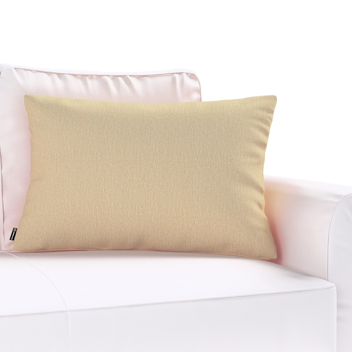 Poszewka Kinga na poduszkę prostokątną 47x28 kremowy szenil