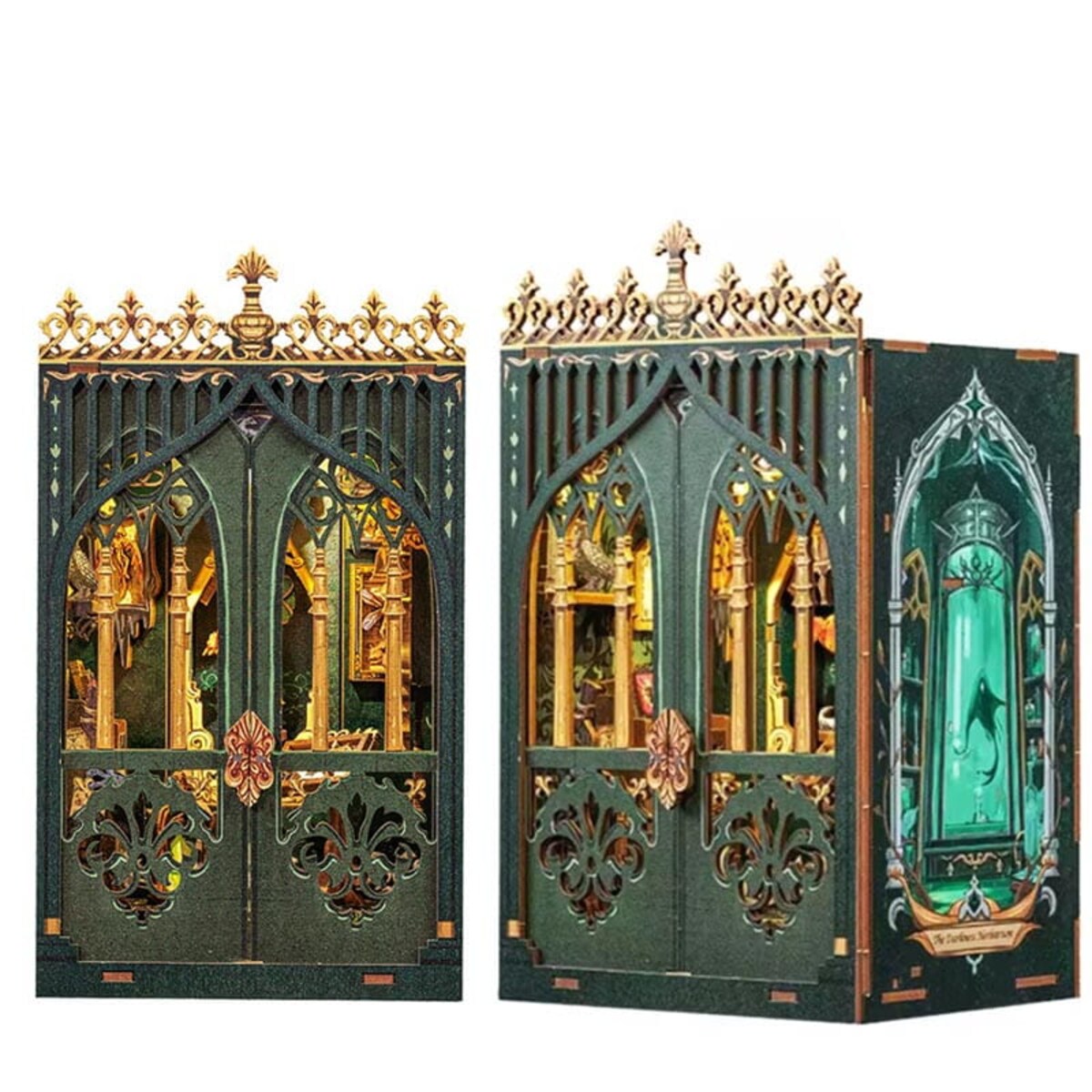 Miniaturowy domek mini Book Nook - Niezwykłe Herbarium - CuteBee