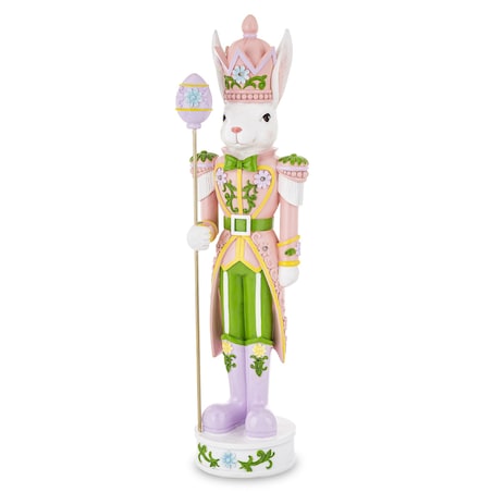 Figurka - Króliczka w różowym mundurku 62x17,5x14,5 cm SOLDATA-2 LED