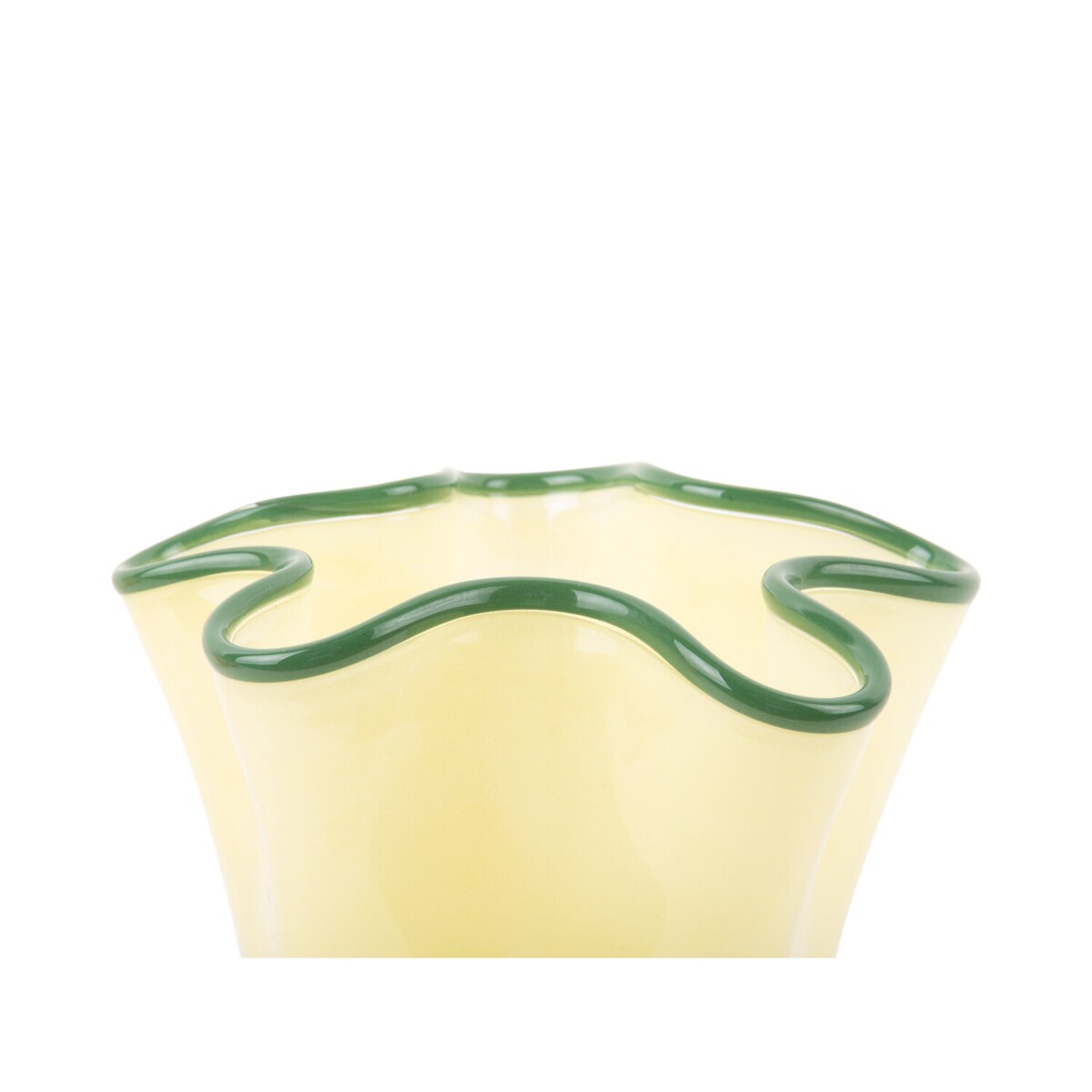 Wazon szklany RUFFLES, 22 cm