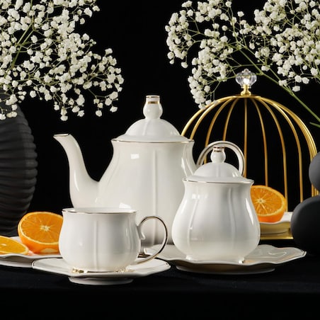 VILLA ITALIA Dzbanek do herbaty porcelanowy 1,2 litra SANDRINE