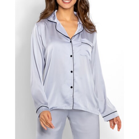 Piżama Classic Look Silver Silver, XL