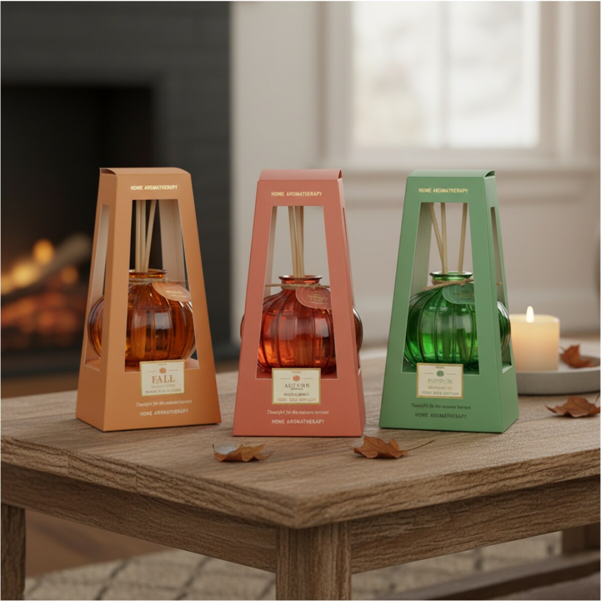 Patyczki Zapachowe Dyfuzor Zapachowy Z Patyczkami Dynia Dekoracja Jesienna Na Halloween