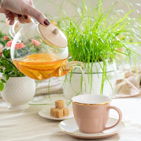 VILLA ITALIA Dzbanek z zaparzaczem szklany 800 ml DREAM