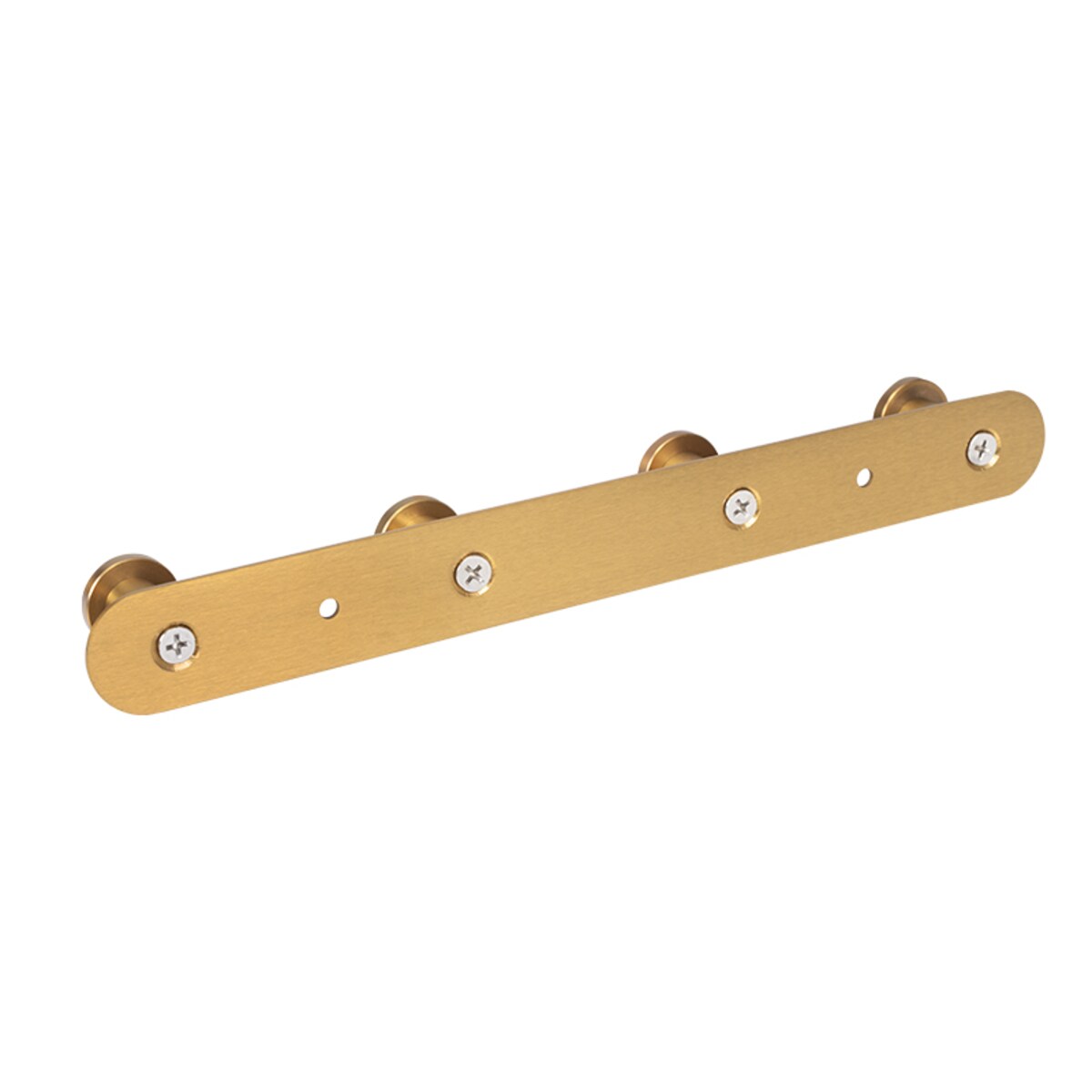 Wieszak na ubrania ścienny złoty do przedpokoju łazienki kuchni