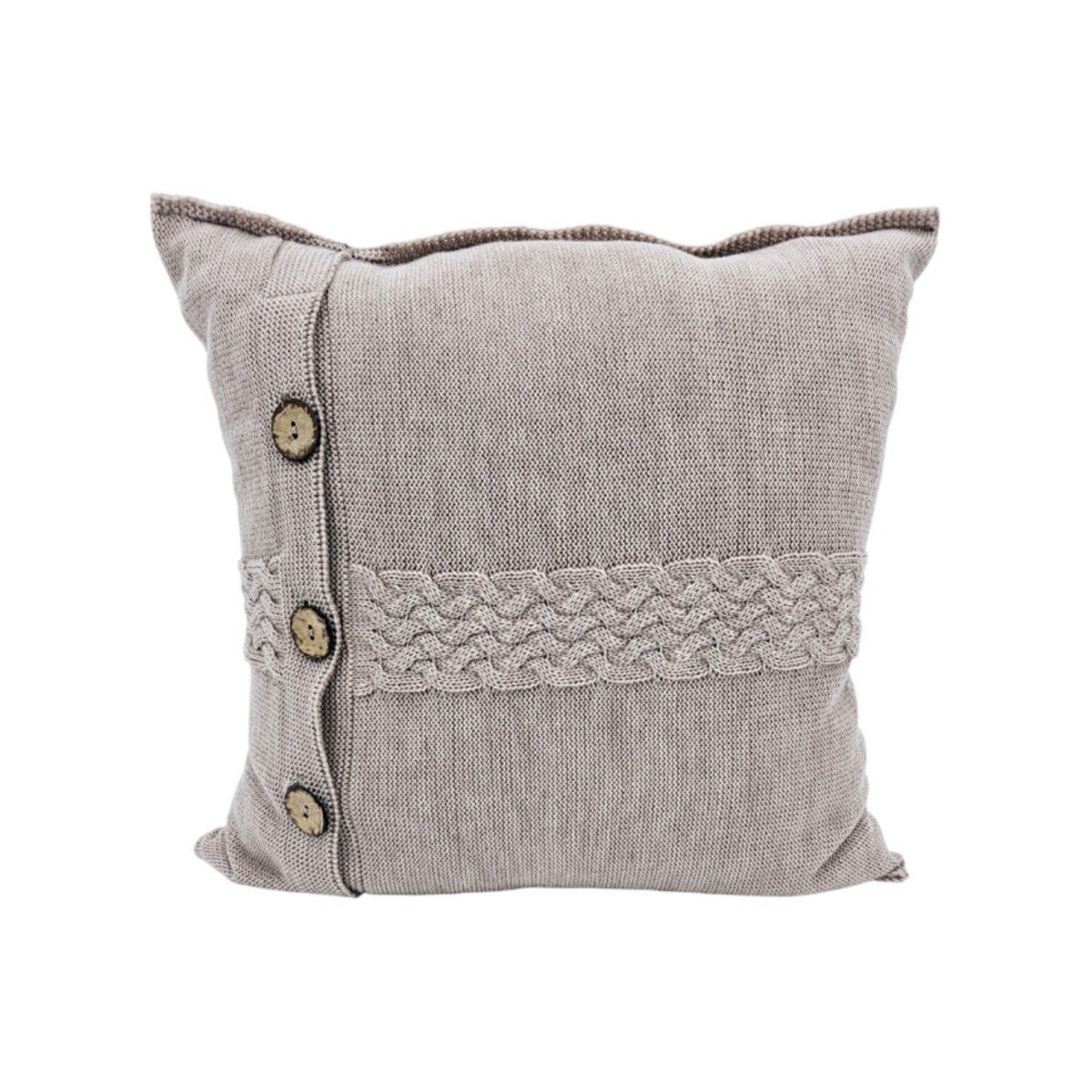 Poszewka dzianinowa na poduszkę z wełny Merino 45x45 cm – FLORENCE NUDE