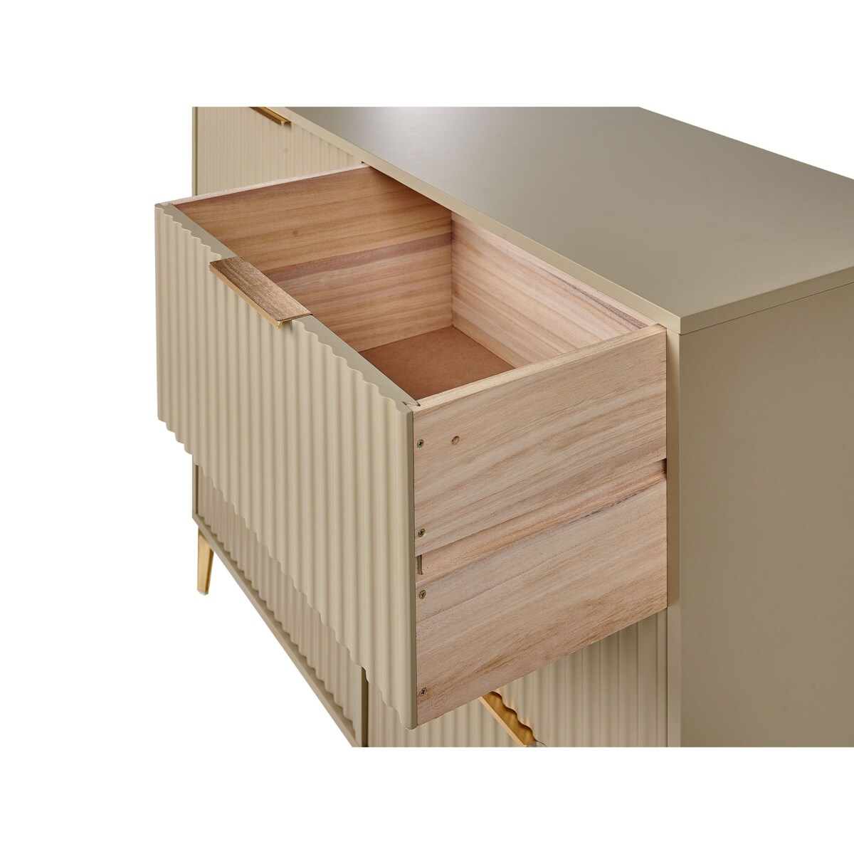 Komoda beżowa WALCOTT