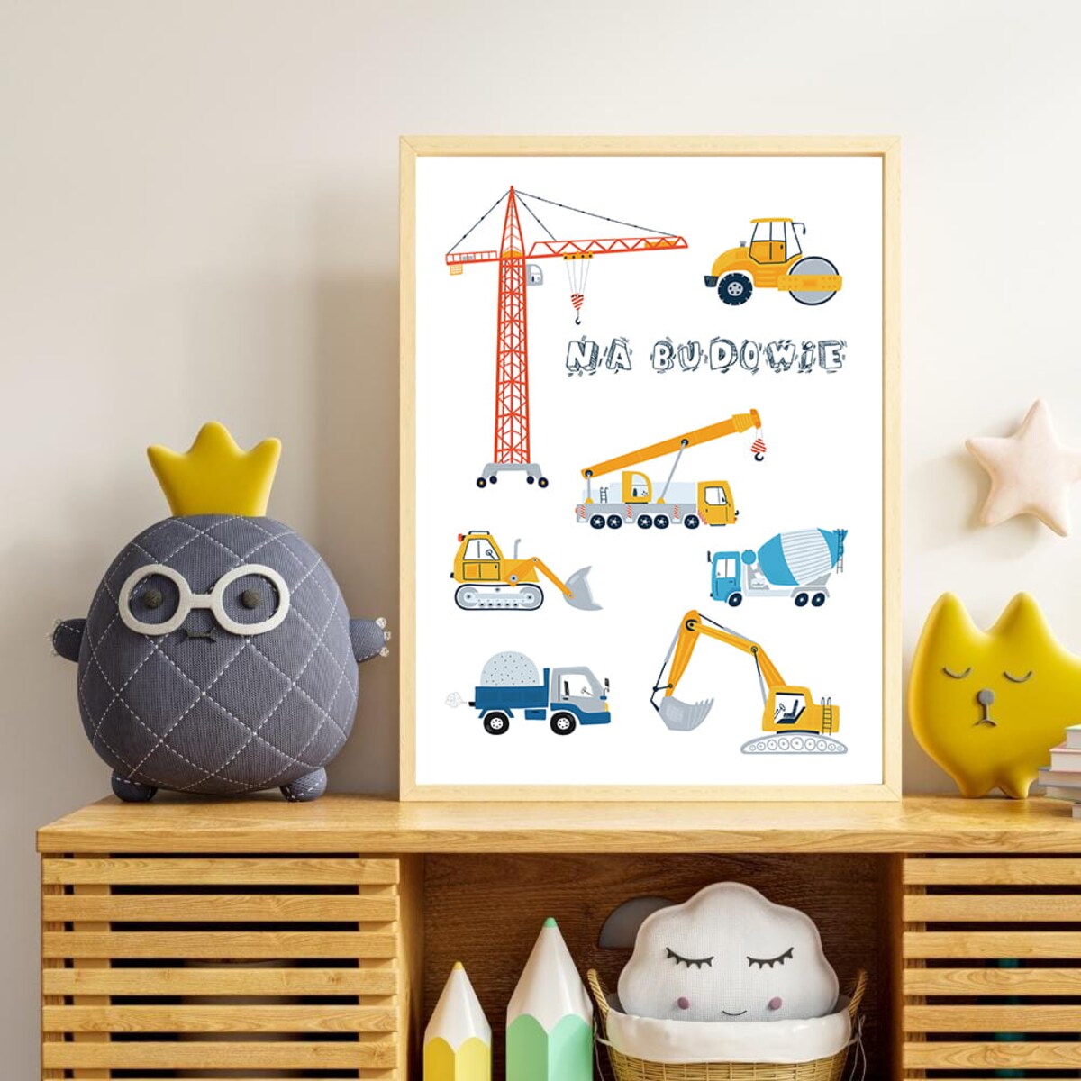 plakat na budowie 2 30x40 cm