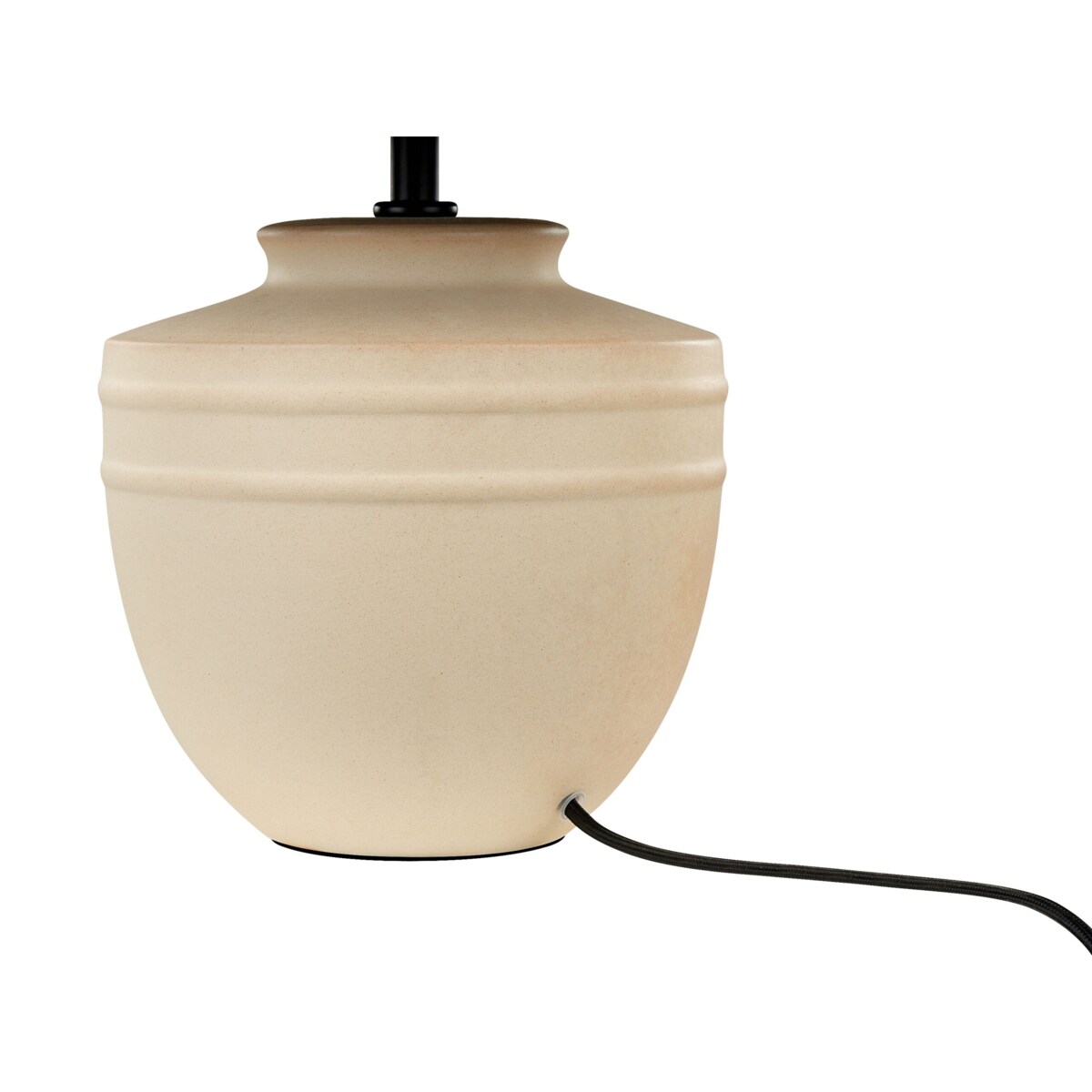 Lampa stołowa ceramiczna beżowa TIGRE