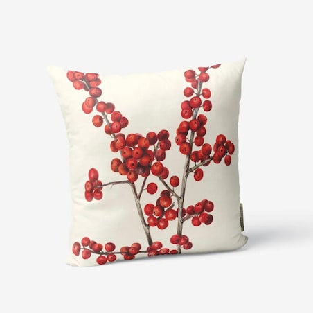 Poduszka świąteczna - Ostrokrzew