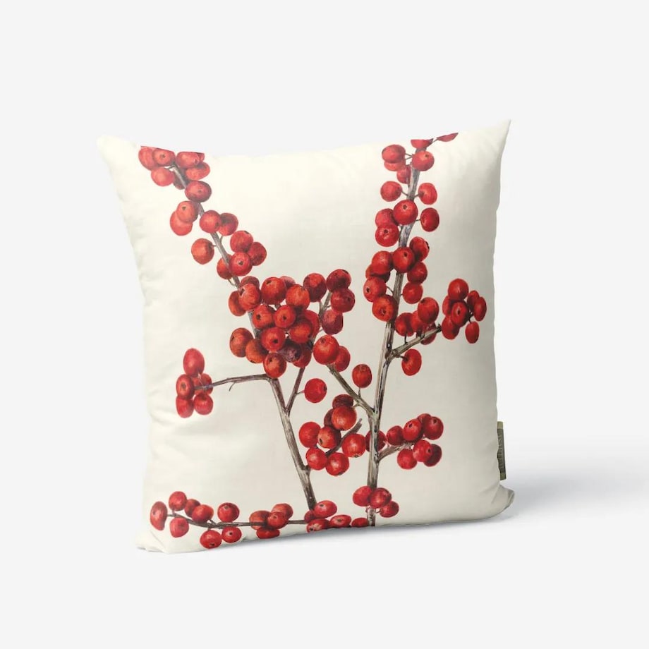 Poduszka świąteczna - Ostrokrzew