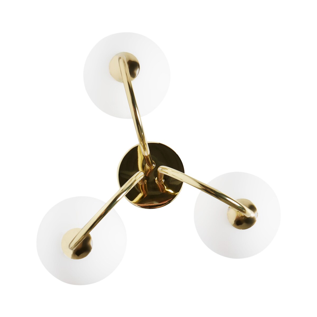 Lampa 3-punktowa szklana biała SHIRE