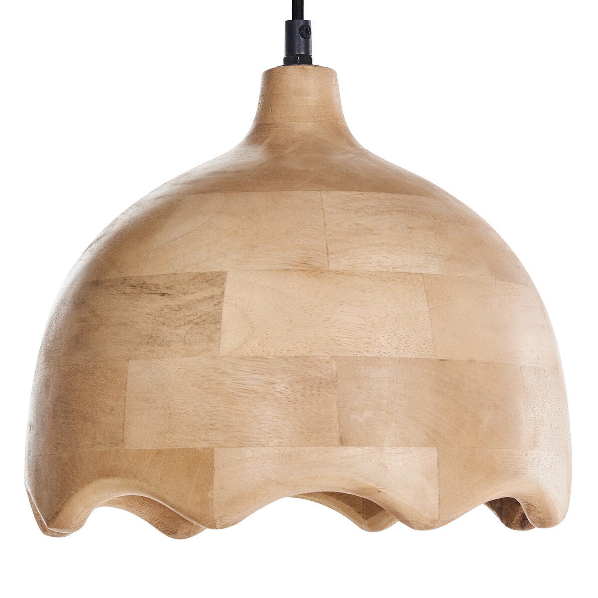 Lampa wisząca GOMATI Drewno mango Jasnobrązowy