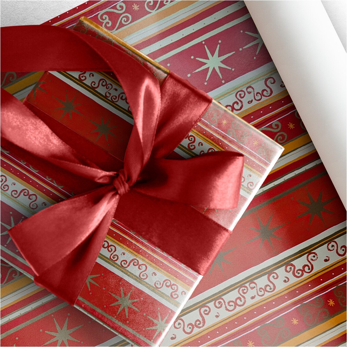 Papier Prezentowy Do Pakowania Prezentów 20 m MEGAROLKA Świąteczny Do Paczek Boże Narodzenie Ozdobny