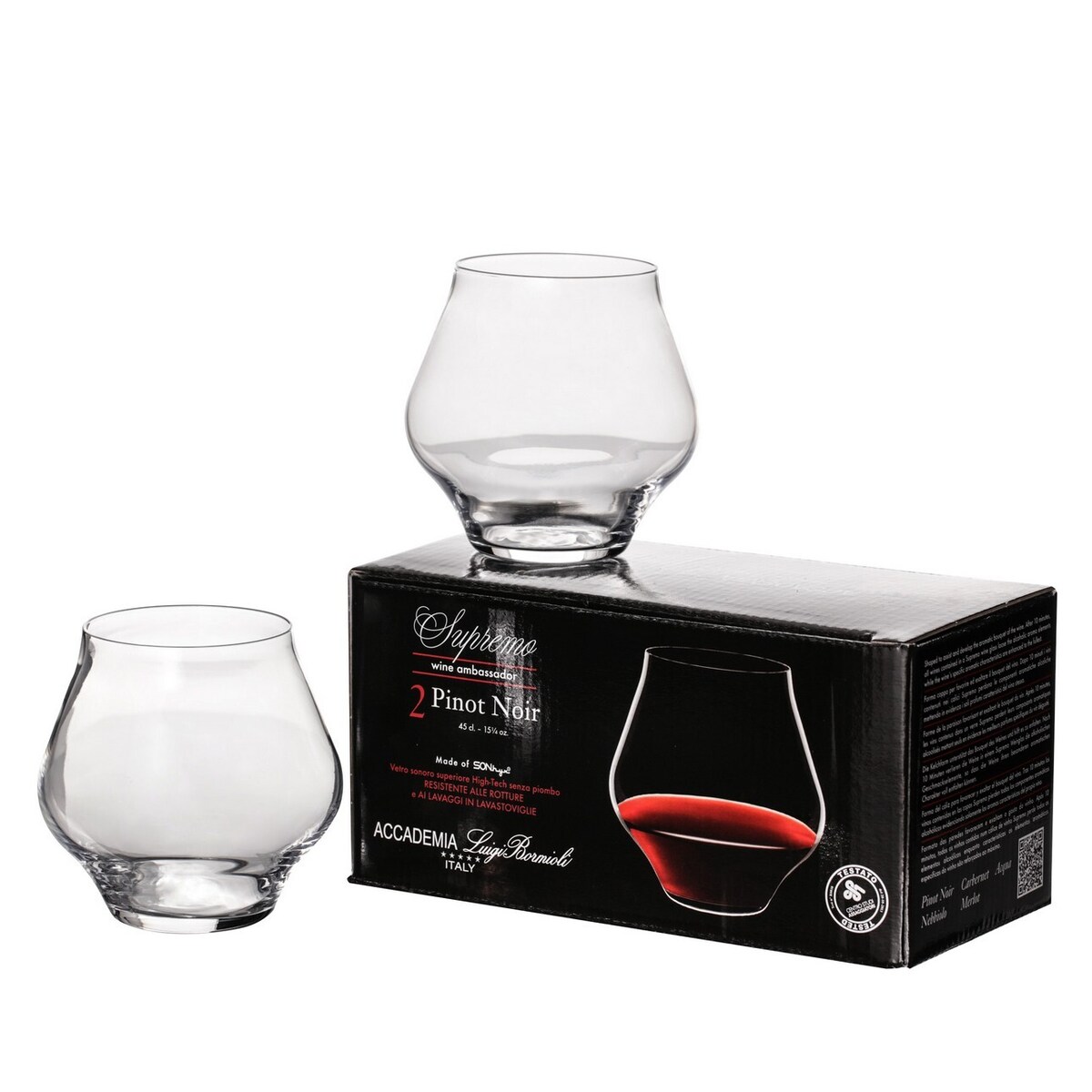 Szklanki do wina Pieno 2szt. 450ml, 6,8 x 10 x 9,5 cm