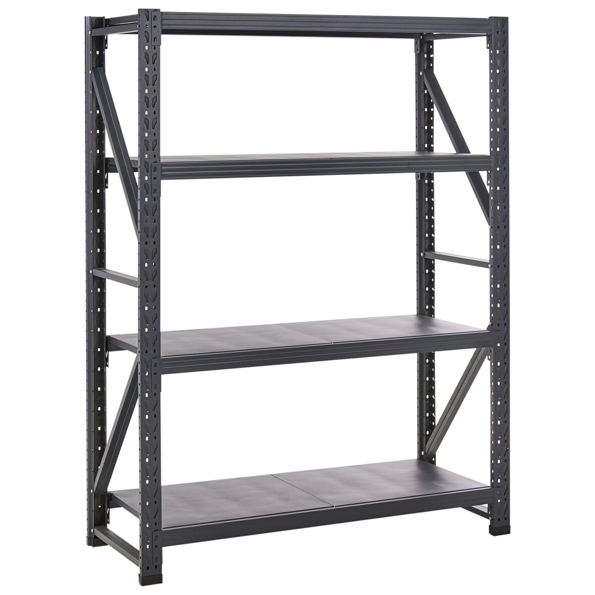 Regał magazynowy FIUGGI Metal 150 cm 60 cm Czarny