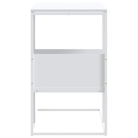 vidaXL Stolik boczny, biały, 55x36x59,5 cm, materiał drewnopochodny